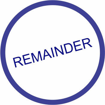 Remainder Amount